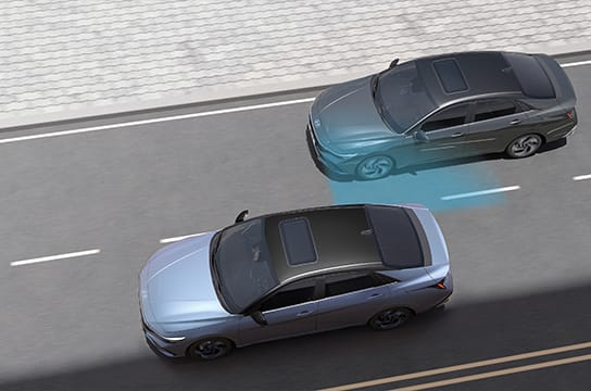 Assistance à l'évitement de collision dans l'angle mort (BCA)